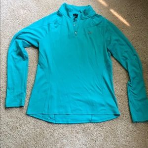 3/4 zip up blue UA pullover